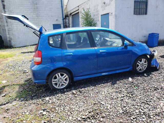 JHMGD37667S053779 - 2007 HONDA FIT S 蓝色 照片 3