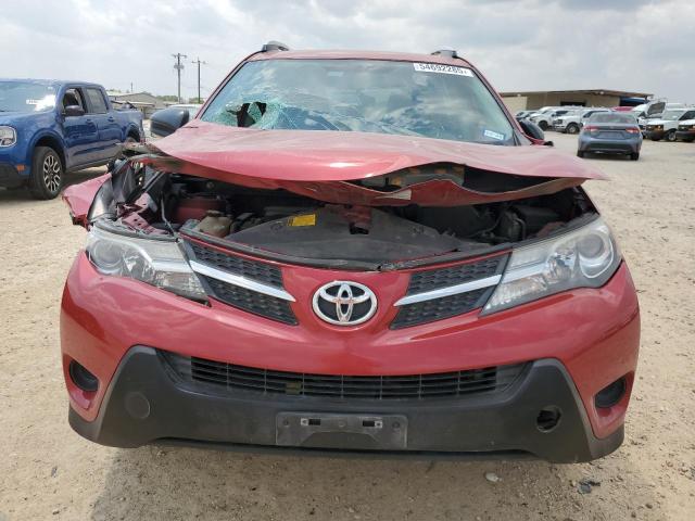 JTMZFREV4D5007301 - 2013 TOYOTA RAV4 LE RED photo 5