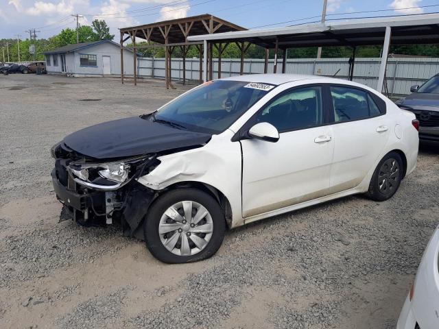 3KPA24AB6KE196848 - 2019 KIA RIO S WHITE photo 1