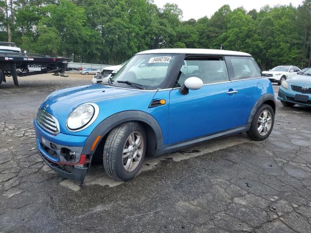 WMWSU3C57CT255153 - 2012 MINI COOPER BLUE photo 1