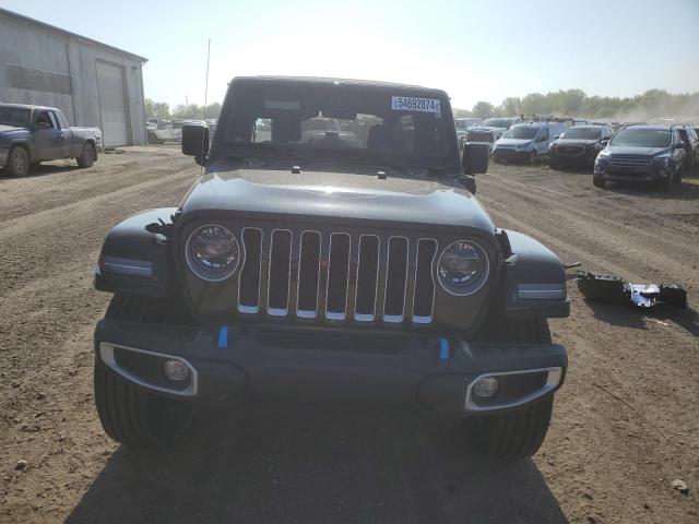 1C4JJXP69NW185223 - 2022 JEEP WRANGLER U SAHARA 4XE GREEN photo 5