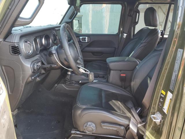1C4JJXP69NW185223 - 2022 JEEP WRANGLER U SAHARA 4XE GREEN photo 7