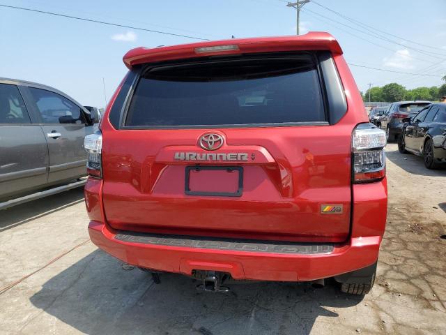 JTEUU5JR4P6108396 - 2023 TOYOTA 4RUNNER SE RED photo 6