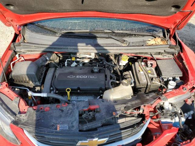 1G1JB5SHXH4149687 - 2017 CHEVROLET SONIC LS RED photo 11