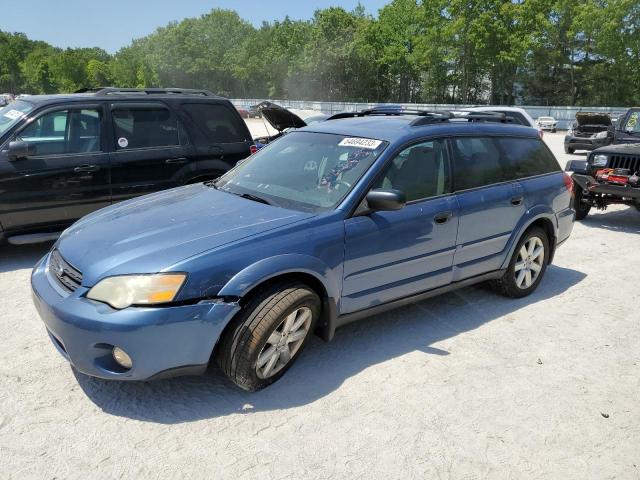 4S4BP61C877346018 - 2007 SUBARU LEGACY OUTBACK 2.5I BLUE photo 1