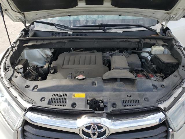 5TDKKRFH8GS505327 - 2016 TOYOTA HIGHLANDER XLE WHITE photo 12