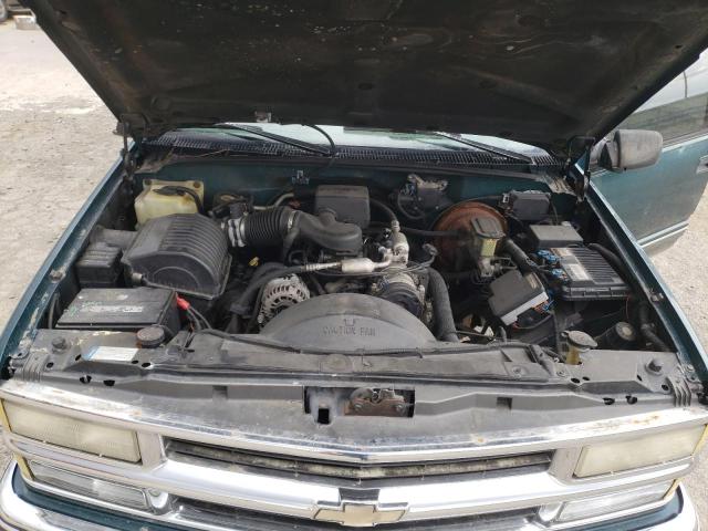 3GNEC16RXVG180803 - 1997 CHEVROLET SUBURBAN C1500 GREEN photo 12