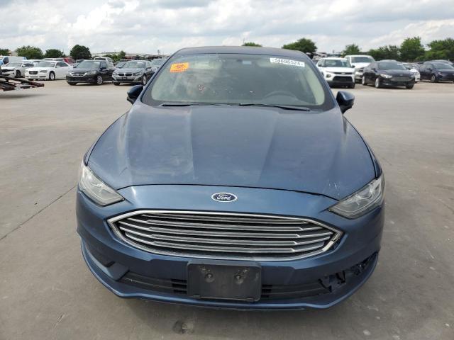 3FA6P0HD7JR224225 - 2018 FORD FUSION SE BLUE photo 5