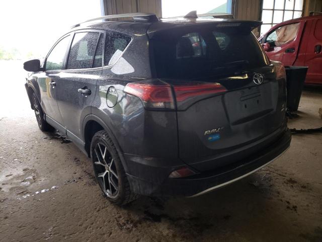 JTMJFREV0GJ078293 - 2016 TOYOTA RAV4 SE GRAY photo 2