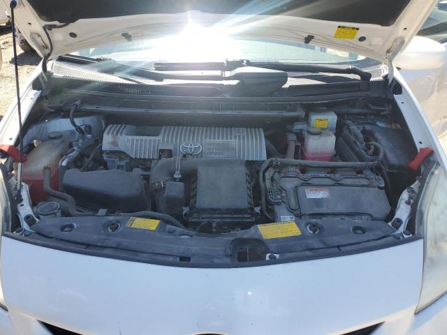 JTDKN3DU4D5611540 - 2013 TOYOTA PRIUS WHITE photo 11