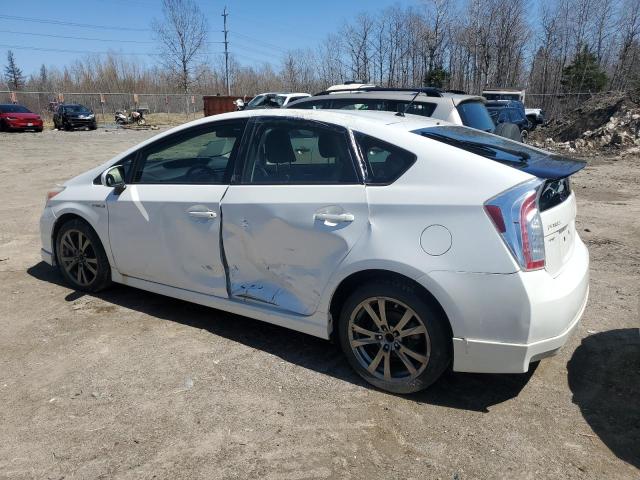 JTDKN3DU4D5611540 - 2013 TOYOTA PRIUS WHITE photo 2