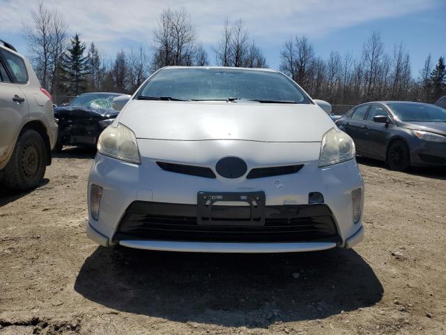 JTDKN3DU4D5611540 - 2013 TOYOTA PRIUS WHITE photo 5