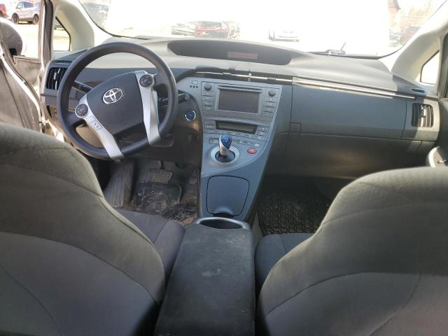 JTDKN3DU4D5611540 - 2013 TOYOTA PRIUS WHITE photo 8