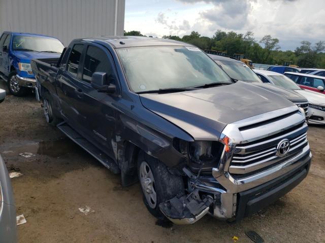 5TFRM5F16HX111261 - 2017 TOYOTA TUNDRA DOUBLE CAB SR/SR5 GRAY photo 1