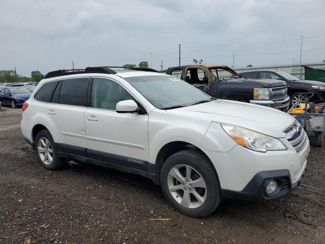 4S4BRCGC0D3204037 - 2013 SUBARU OUTBACK 2.5I PREMIUM WHITE photo 4