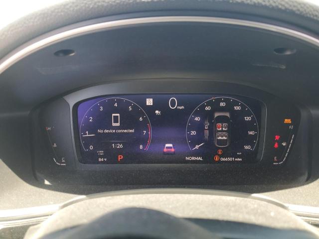 19XFL1H89NE016360 - 2022 HONDA CIVIC SPORT TOURING GRAY photo 9