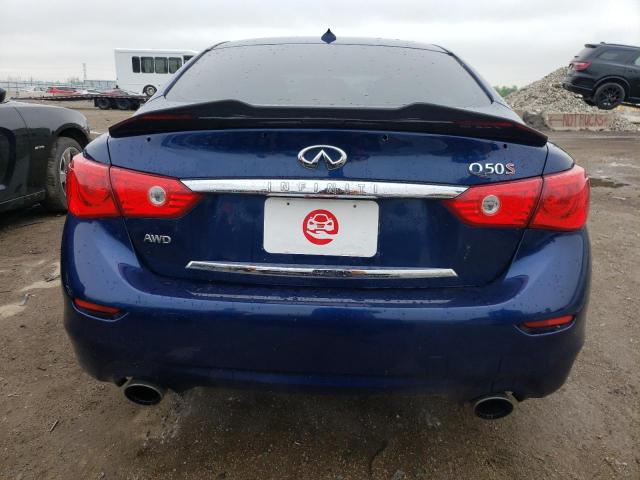 JN1FV7AR4GM451780 - 2016 INFINITI Q50 RED SPORT 400 BLUE photo 6