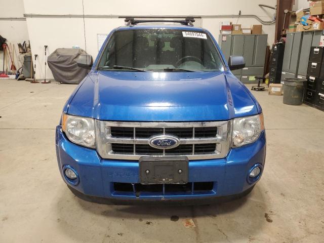 1FMCU0DG1BKA23041 - 2011 FORD ESCAPE XLT BLUE photo 5