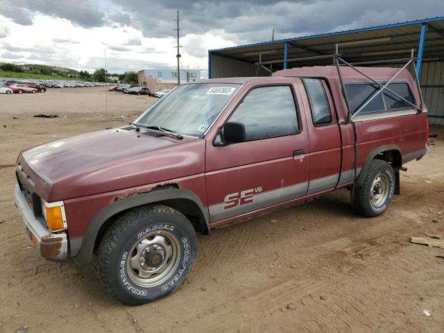 JN6HD16Y6HW002741 - 1987 NISSAN D21 KING CAB BURGUNDY photo 1