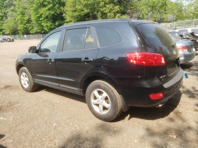 5NMSG73E28H216528 - 2008 HYUNDAI SANTA FE GL BLACK photo 2