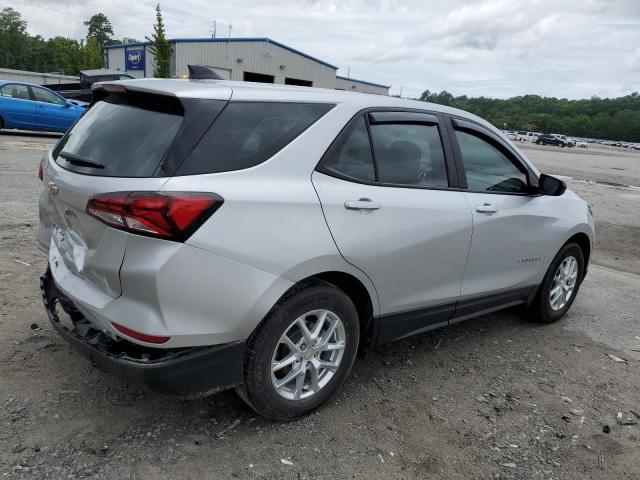 3GNAXHEV8NS166065 - 2022 CHEVROLET EQUINOX LS SILVER photo 3