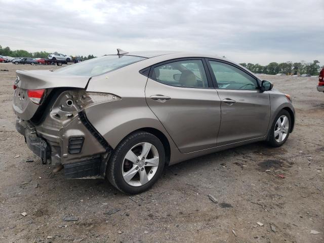 5NPDH4AE2DH317704 - 2013 HYUNDAI ELANTRA GLS GOLD photo 3