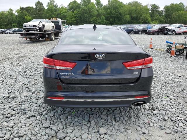 5XXGU4L30GG117943 - 2016 KIA OPTIMA EX BLACK photo 6