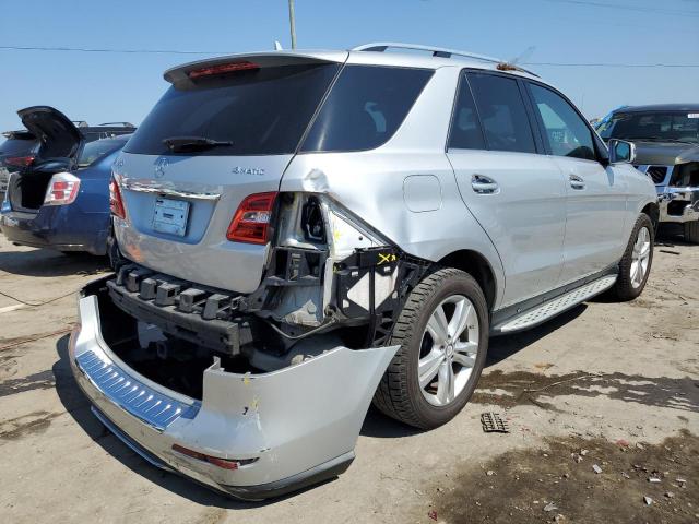 4JGDA5HB9EA307309 - 2014 MERCEDES-BENZ ML 350 4MATIC SILVER photo 3
