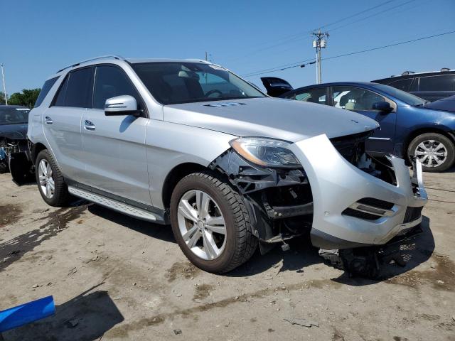 4JGDA5HB9EA307309 - 2014 MERCEDES-BENZ ML 350 4MATIC SILVER photo 4