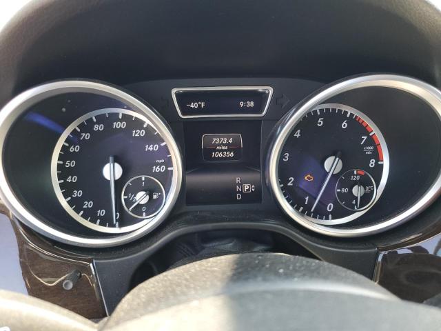 4JGDA5HB9EA307309 - 2014 MERCEDES-BENZ ML 350 4MATIC SILVER photo 9