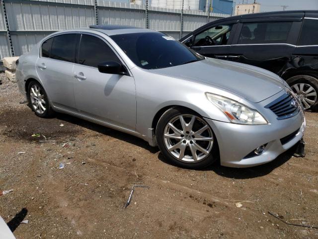 JN1CV6AR2AM453743 - 2010 INFINITI G37 SILVER photo 4