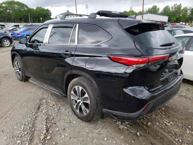 5TDGZRBHXNS183150 - 2022 TOYOTA HIGHLANDER XLE Սև լուսանկար 2