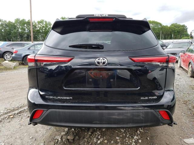 5TDGZRBHXNS183150 - 2022 TOYOTA HIGHLANDER XLE Սև լուսանկար 6
