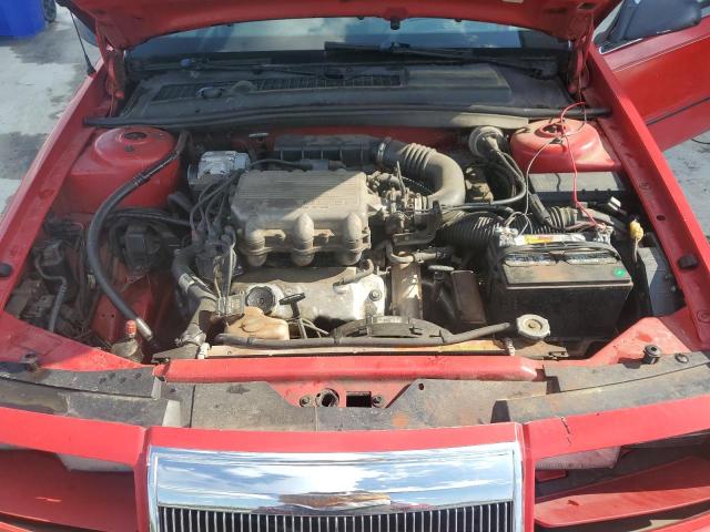 1C3XJ4535MG146711 - 1991 CHRYSLER LEBARON RED photo 11