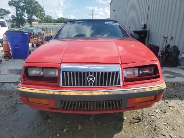 1C3XJ4535MG146711 - 1991 CHRYSLER LEBARON RED photo 5