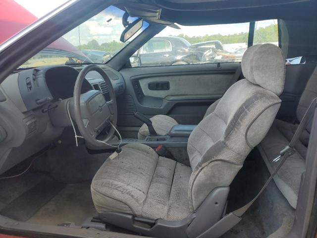 1C3XJ4535MG146711 - 1991 CHRYSLER LEBARON RED photo 7