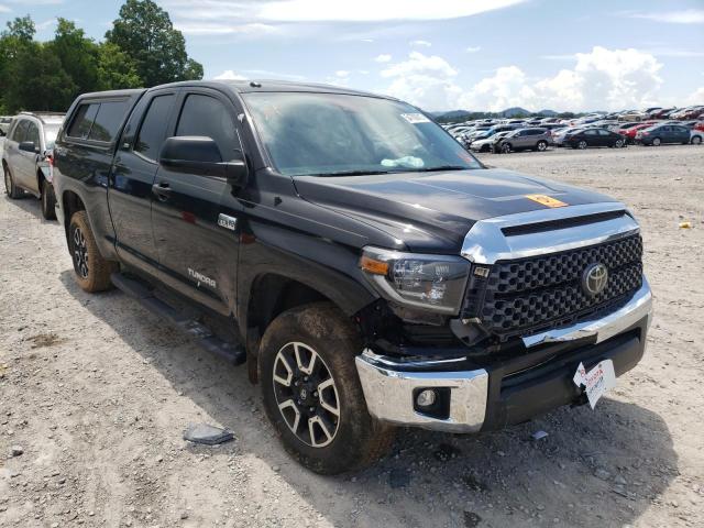 5TFUY5F15KX865547 - 2019 TOYOTA TUNDRA DOUBLE CAB SR/SR5 BLACK photo 1