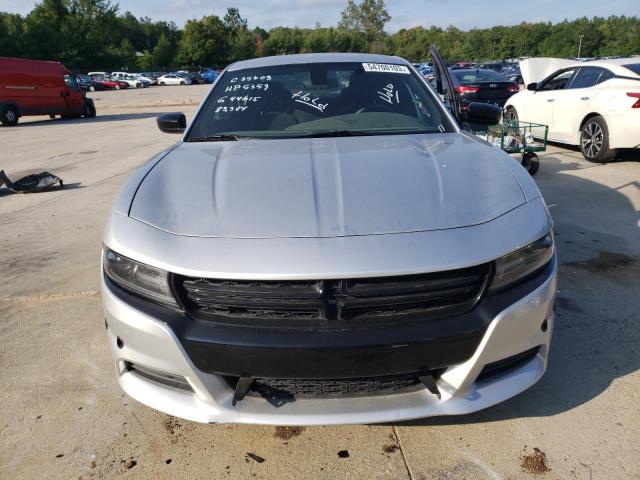 2C3CDXATXKH558413 - 2019 DODGE CHARGER POLICE SILVER photo 5