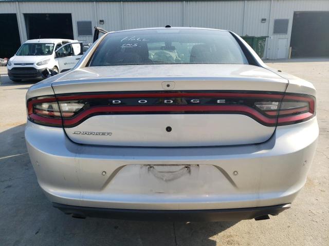 2C3CDXATXKH558413 - 2019 DODGE CHARGER POLICE SILVER photo 6