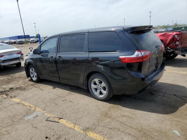 5TDZZ3DC3HS795668 - 2017 TOYOTA SIENNA BLACK photo 2