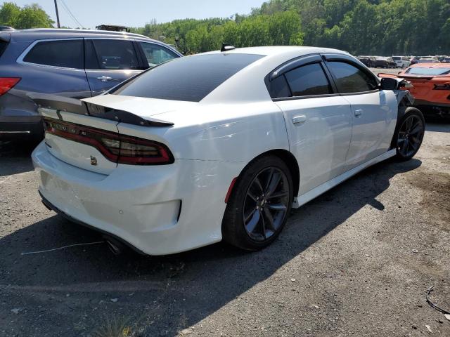 2C3CDXGJXKH697107 - 2019 DODGE CHARGER SCAT PACK WHITE photo 3