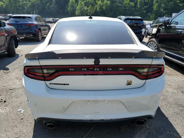 2C3CDXGJXKH697107 - 2019 DODGE CHARGER SCAT PACK WHITE photo 6