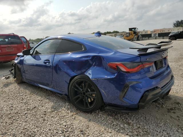 WBA13AR00MCG93841 - 2021 BMW M440XI BLUE photo 2