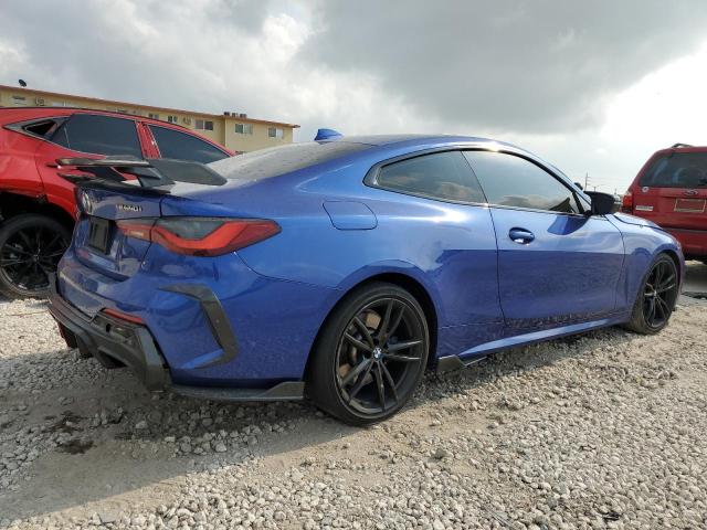 WBA13AR00MCG93841 - 2021 BMW M440XI BLUE photo 3