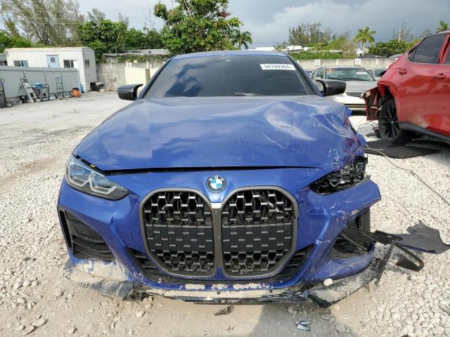WBA13AR00MCG93841 - 2021 BMW M440XI BLUE photo 5