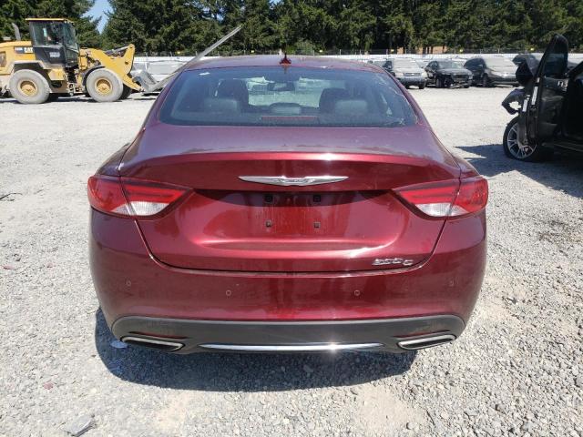 1C3CCCCG1FN520092 - 2015 CHRYSLER 200 C RED photo 6