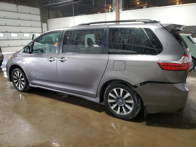 5TDDZ3DC7LS234330 - 2020 TOYOTA SIENNA XLE GRAY photo 2