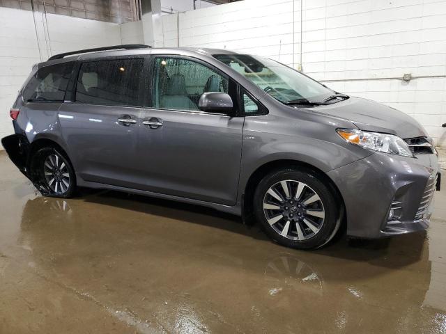 5TDDZ3DC7LS234330 - 2020 TOYOTA SIENNA XLE GRAY photo 4