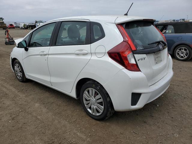 3HGGK5H5XFM720404 - 2015 HONDA FIT LX WHITE photo 2