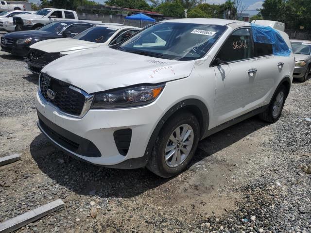 5XYPG4A55LG631157 - 2020 KIA SORENTO S WHITE photo 1